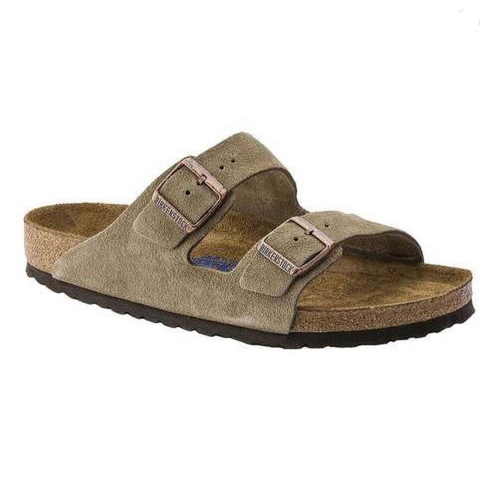 Birkenstock Arizona Suede Sandals Taupe Unisex Sz 7.5 EU Sz 38